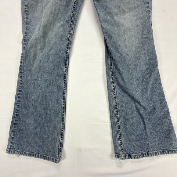 Levi Strauss Signature Womens Bootcut Jeans Size 12 Blue Stretch Denim - Picture 8 of 10